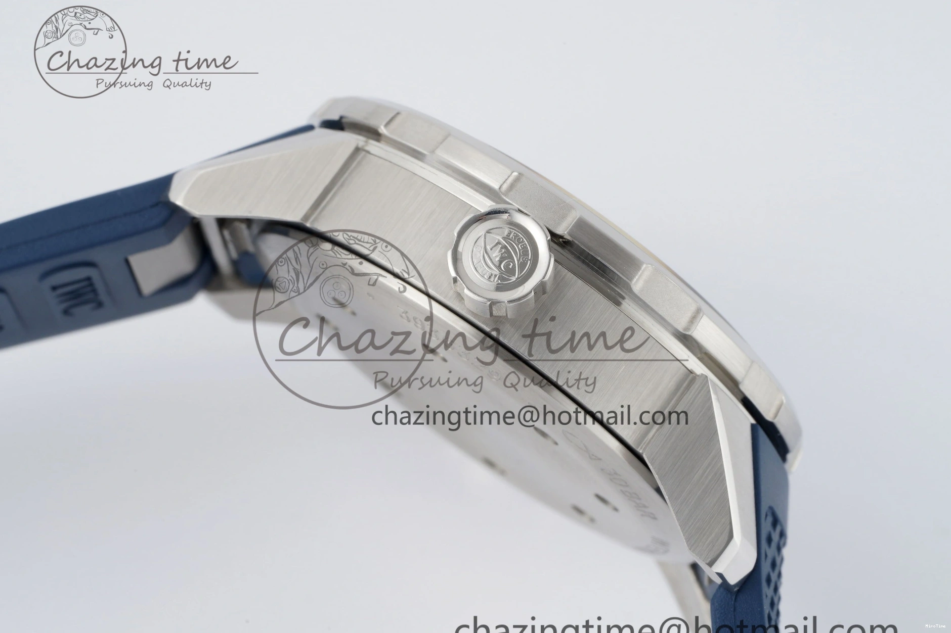 MIROTIME 0501 WellDesigned Aquatimer Automatic SS RSF 1:1 Best Edition Blue Dial on Blue Rubber Strap A 7057
